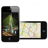 Celular Hiphone 4 F073 Mp30 2 Chips Gps Wifi Tv Grátis 2gb